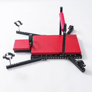 BANSEY Forced Leg Spreader Bondage <b>Frame</b> with Pelvic Restraint Bar Fesselstuhl Chaise de bondage Love chair red - Product Image 5
