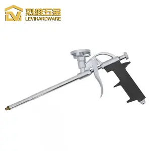 wholesale professional manual tool Aluminium alloy foam gun Black Coated Polyurethane PU Foam Spray Gun for PU foam