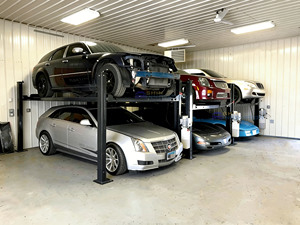 Elevador de Vehículos de 8000 lb, Equipo de Elevación Hidráulico para Estacionamiento, Sistema de Elevación para Autos de 4 Postes - Product Image 5