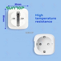 Prise de télécommande sans fil RF 433MHz AC 110V 220V 16A Standard UE avec télécommande ronde pour appareils ménagers