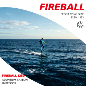 ไฮโดรฟอยล์คาร์บอน Long Range Axis Fireball 1250  ประสิทธิภาพสูง ลื่นไหลง่าย พกพาสะดวก  พร้อมระบบขับเคลื่อนฟอยล์  ใช้งานได้กับคลื่นเบา - Product Image 1