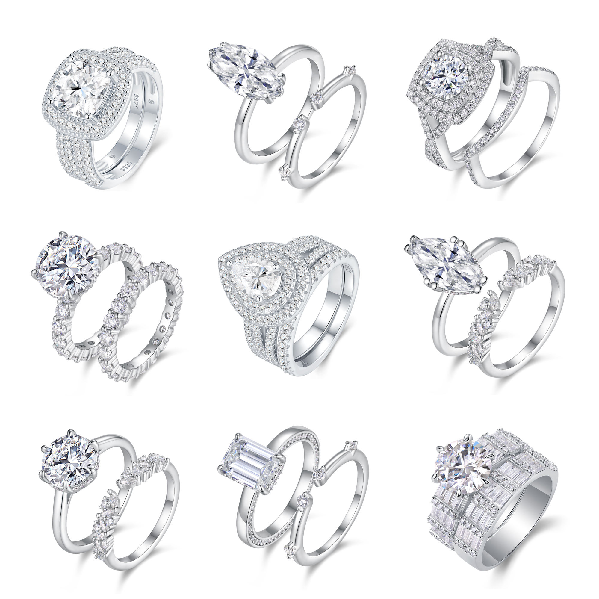 S925 Ring Price Wholesale Factory Cost of Jewelry