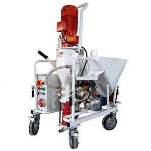 Le mélange de mortier de niveau automatique transporte la pompe et les pièces Machine de pulvérisation de plâtrage automatique 220V / 380V - Product Image 1