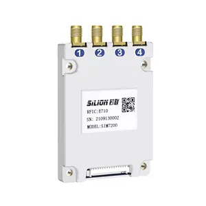 Sim7200 impinj e710 rfid 4 portas, módulo rfid para leitor de longo alcance uhf fixo módulo de leitor de uhf 33dbm passivo