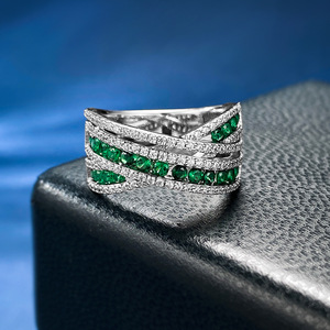 Nuevo Producto Popular en Lazada 2023, Anillo Entrelazado Pai <span class=keywords><strong>Ai</strong></span> de Estilo Europeo y Americano - Product Image 1