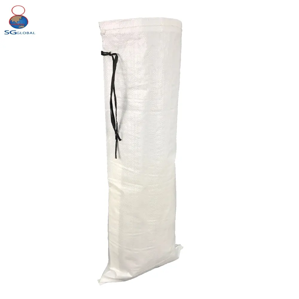 Preço barato PP Woven Sacks 25 kg 25lb Polipropileno Saco 50kg 50lb PP Woven Sand Bag para controle de inundação saco