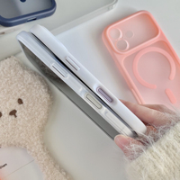 Funda Magnética Mate de Lujo con Tacto de Piel para iPhone 17 16 15 Pro Max, Película Protectora Desmontable para Lente de Cámara, Cubierta Trasera Protectora Antigolpes