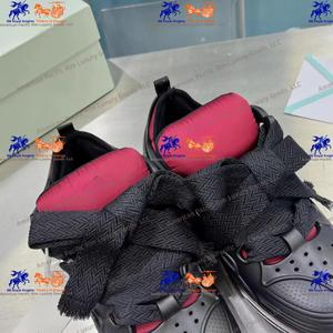 รองเท้าลำลองสำหรับผู้ชายและผู้หญิง หลายสี แบบผูกเชือก พร้อมคุณสมบัติรองรับแรงกระแทก หัวรองเท้าแบบคอมโพสิต เหมาะสำหรับเดิน ยี่ห้อ LANVIN - Product Image 5