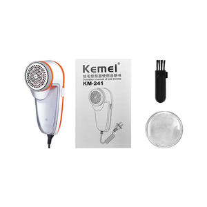Recortadora de pelusas de lana Kemei KM-241, removedor eléctrico de pelusas para ropa de lana con cuchillas de acero inoxidable, enchufe europeo - Product Image 4