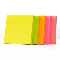 Blocs-notes adhésifs colorés personnalisés, blocs-notes imprimés, vente chaude, papeterie de bureau et scolaire
