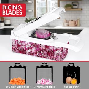 Efficient Manual All-In-One Durable <b>Vegetable</b> Slicer Dicer Multi-functional Professional Kitchen Eco-Friendly Food <b>Chopper</b> - Product Image 4