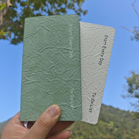 Bloc-notes de liste de tâches avec couverture en papier froissé recyclable de taille fine avec logo personnalisé, carnet de gratitude portable de haute qualité, planificateur