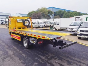 Alta calidad 4 toneladas 5 toneladas camión de auxilio de cama plana camión de remolque Rollback Road Wrecker con barato para la <span class=keywords><strong>venta</strong></span> - Product Image 2
