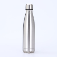 Gourde isotherme en acier inoxydable 304 de 500 ml, forme balle, pour sport, voyage, gym, isolation thermique 12-24 heures, cadeau