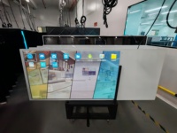 Tótem Digital Vertical con Pantalla Táctil de 43, 50, 55 y 65 Pulgadas para Interiores, Kiosco de Señalización Digital, Pantalla Publicitaria para Elevadores y Metro