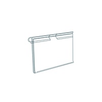 Porte-étiquettes de prix en PVC auto-adhésif transparent extrudé plat pour rayonnages de supermarché, idéal pour la fixation réglable de bandes de données
