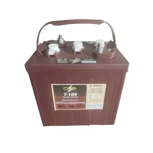 Solar Battery Price 6V225Ah Deep Cycle Ups Solar Battery For Inverter T105 Flooded