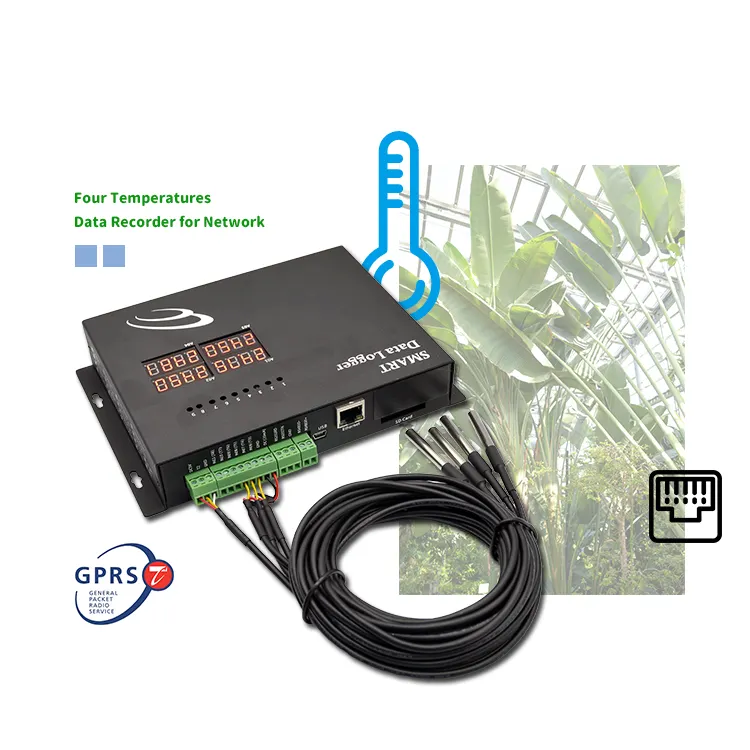 Ethernet Humidity And Temperature Data Logger Tracking System Monitoring Device