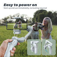 Estabilizador de Gimbal L7CPro para Móviles, Gimbal Plegable con Función de Seguimiento por IA, Compatible con Sistemas Android e iOS
