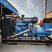 Groupe électrogène diesel silencieux à châssis ouvert Yuchai YC6MJ500L-D20 6 cylindres 300KW 375KVA d'occasion avec ATS