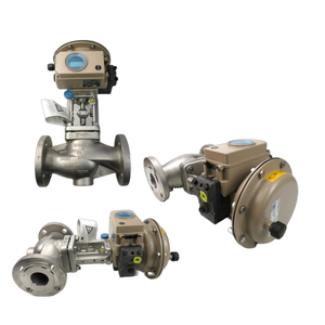 Vanne à boisseau Samson 3241, actionneur pneumatique personnalisé 3277, positionneur de vanne électropneumatique 3730-3, contrôle de la régulation, 4-20 mA - Product Image 2