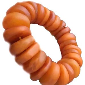 Ambra antica di massima per tagliare la pietra preziosa Ambra braccialetto dei monili Unisex gioielli - Product Image 1
