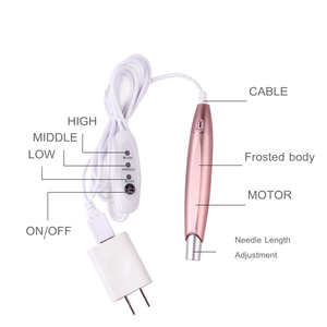 ปากกาเครื่อง PMU แบบพกพา USB แบบ microblading อุปกรณ์สำหรับสักคิ้วริมฝีปาก - Product Image 5