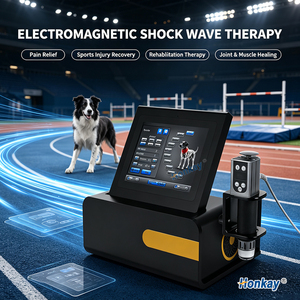 Dispositivo de Terapia Electrónica Magnética de Ondas de Choque con Entrenamiento Gratuito, Aumenta el Flujo Sanguíneo, Equipo de Terapia de Ondas de Choque para Uso Veterinario - Product Image 1