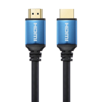 Meilleure qualité 10 15 20 30 mètres extra long 4k hdmi kabel haute vitesse 4k60hz bleu 2.0v câble hdmi pour connecter le téléphone à la télévision