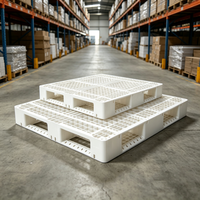 Palette en plastique multi-usages à grille 3 points d'ancrage 1200x1000 HDPE robuste, taille personnalisée, fabricant OEM, vente en gros