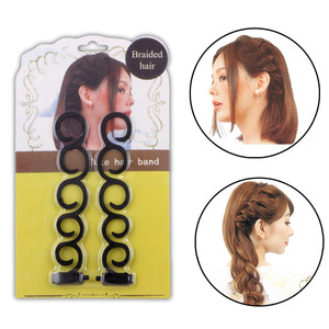 Diadema trenzada de plástico reutilizable, herramienta para peinar el cabello, para peinado de moño francés - Product Image 1