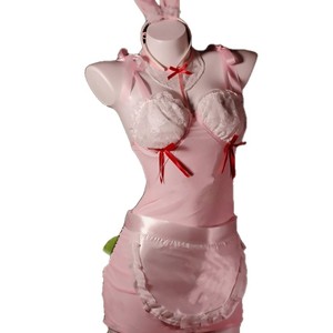 Sexy Bunny Girl Lingerie Set Full Cup Mid Rise Viscose Women's Bedroom Outfit 8139 - Product Image 4