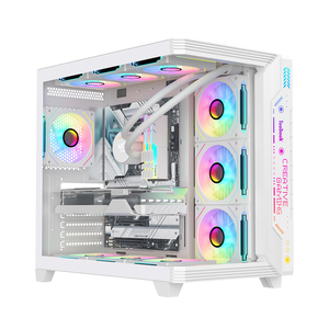 Máy tính để bàn trò chơi hiển thị đơn máy chủ ATX Yếu tố hình thức với vật liệu kim loại được trang bị trong máy tính điều khiển trung tâm của Studio - Product Image 1