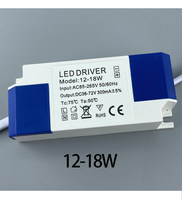 Fuente de alimentación LED de 12-80V CC para focos, luces de techo y downlights de 4-7W con corriente constante