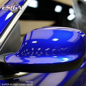 AURORA CANDY BLUE Car <b>Wrap</b> Vinyl Film Self Adhesive Vinyl High Quality Air <b>Bubble</b> Free - Product Image 4