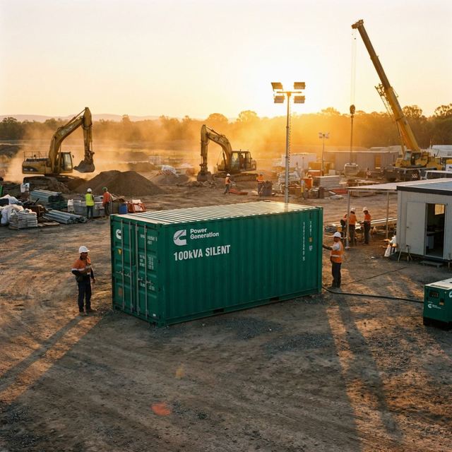 Silent Diesel Generator 50KW 100KW 200kw 300kw 400kw 500kw 600kw 700kw 800kw 1000kw 2000kw by Cummins Engine Auto Start ATS EPA
