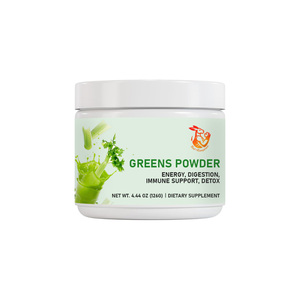 Poudre de légumes verts avec complexe de fruits, légumes, champignons et probiotiques disponible en OEM/ODM – Favorise l'énergie naturelle et stimule le métabolisme - Product Image 1