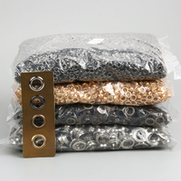 Œillets ronds en laiton de 3-40 mm, boutons métalliques, boucles pour chaussures, rivets creux en cuir, boutons à clou pour sacs publicitaires et présentoirs