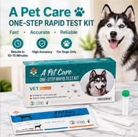 Test combiné Parvovirus/Giardia CPV/GIA Canin – Kit de détection vétérinaire rapide triple en une étape pour hôpitaux vétérinaires