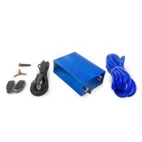 Pièces de moteur neuves d'usine, silencieux d'échappement universel en acier inoxydable de 2/2,5/3 pouces, ensemble de commande de soupape à vide électrique bleu