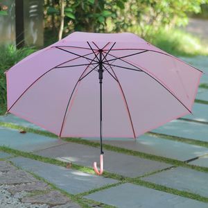 Logo Custom Colorful Transparent Translucent Frosted Reinforced <b>Large</b> Folding <b>Umbrella</b> - Product Image 3