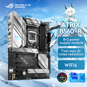 ASUS ROG Strix B560 WIFI ATX <span class=keywords><strong>PC</strong></span> Placa base <span class=keywords><strong>DDR4</strong></span> RAM Chipset Gráficos integrados SATA IDE Interfaz de disco duro LGA1200 - Product Image 2