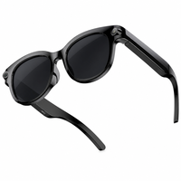 Lunettes intelligentes M89 AI avec caméra 800W, enregistrement photo et vidéo, assistant vocal, traduction linguistique, lecture de musique, appels, bouton tactile