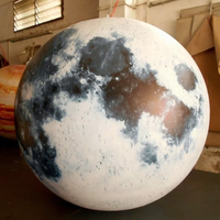 Modèle de Lune Gonflable Géant Publicitaire avec LED pour Musées, Centres Commerciaux, Festivals et Événements