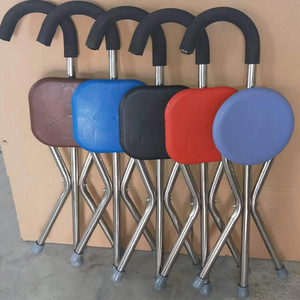 Barato telescópico plegable bastón silla para los ancianos bastón con asientos - Product Image 6