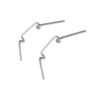 Accessoires de connecteur de tuyau de serre personnalisée pince à ressort en fil métallique pince suspendue estampée en acier inoxydable de Green House pour serres
