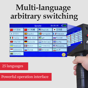 Xách tay cầm tay máy in phun 12.7 mét máy in nhãn 600dpi phổ loại ngày số lô <span class=keywords><strong>QR</strong></span> in mã - Product Image 2