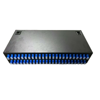 Boîtier de terminaison ODF 2U à tiroir coulissant pour panneau de brassage fibre optique 48 ports SC UPC, cadre de distribution fibre optique 2U