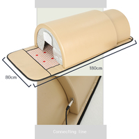 Dôme Sauna Thérapie par la lumière LED Infrarouge lointain Dôme de sauna pliant Japonais Usage domestique Équipement de beauté Dôme de sauna portable