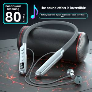 Cuffie Semi-In-Ear 5.3 senza fili per <span class=keywords><strong>Apple</strong></span> per Huawei Ultra-lunga durata per cuffie Bluetooth montate sul collo - Product Image 3